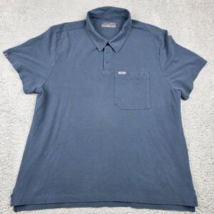 FIGS Polo Shirt Mens Size XXL Blue-Gray Professional‎ Pique Medical Workwear